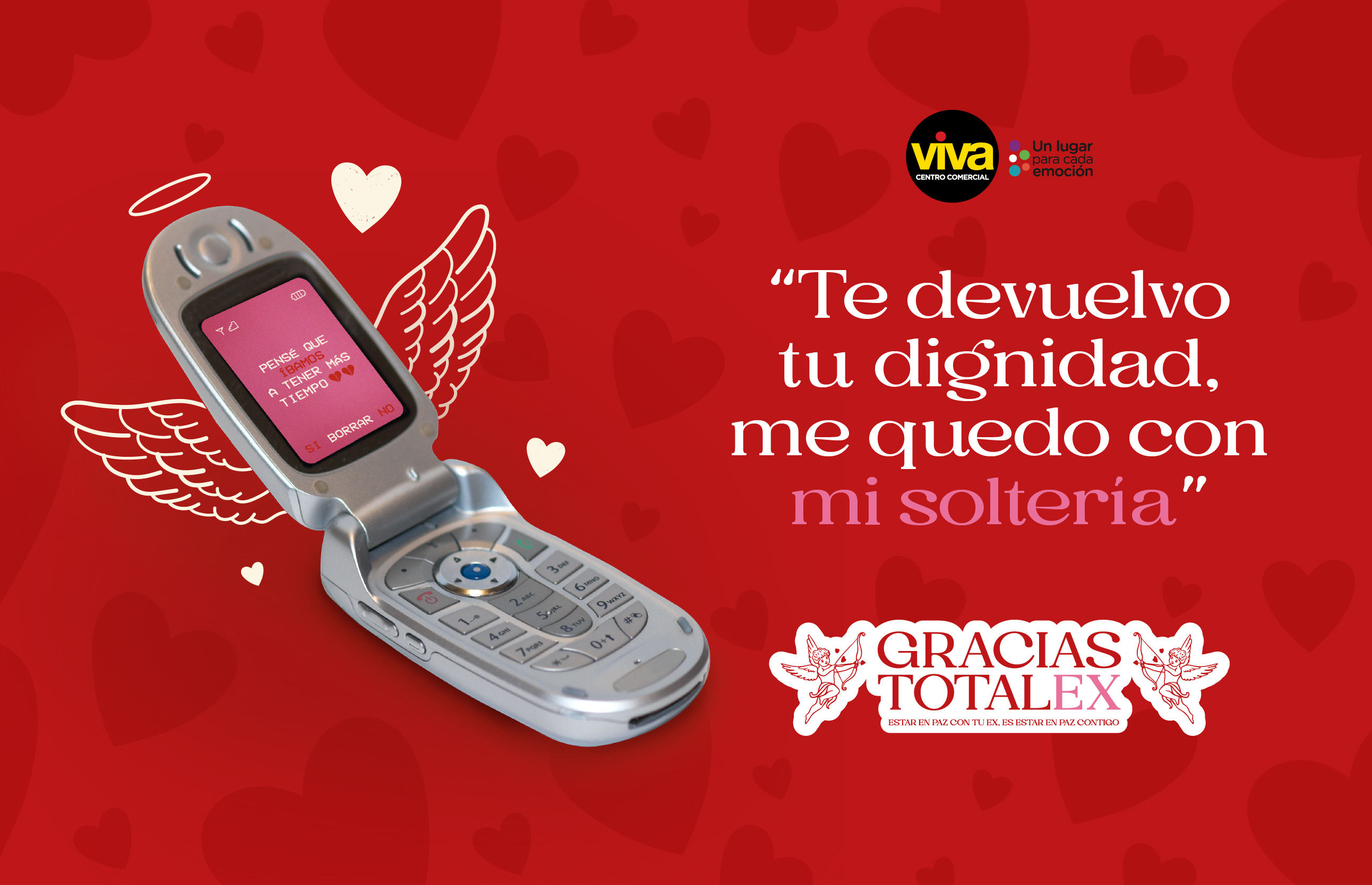 Te devuelvo tu dignidad, me quedo con mi soltería.