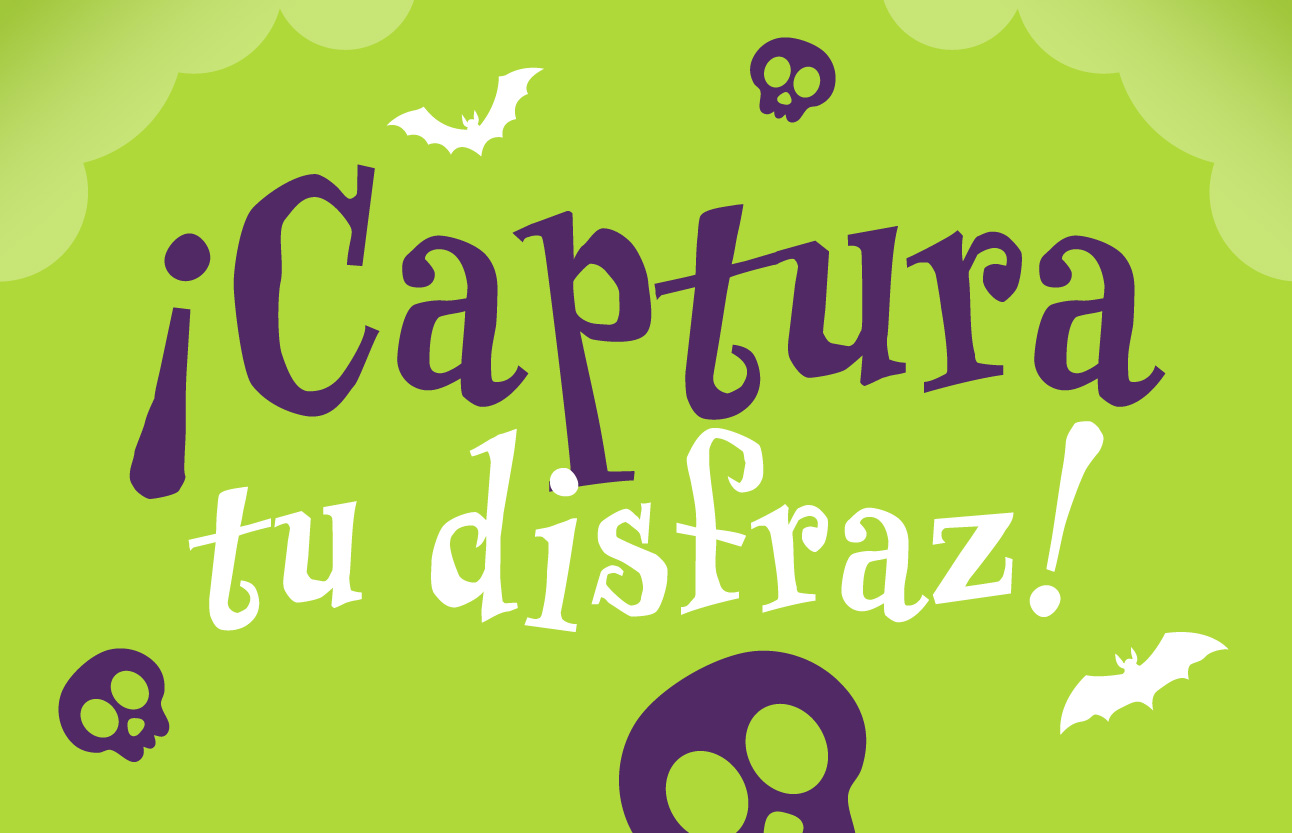 ¡Captura tu disfraz!