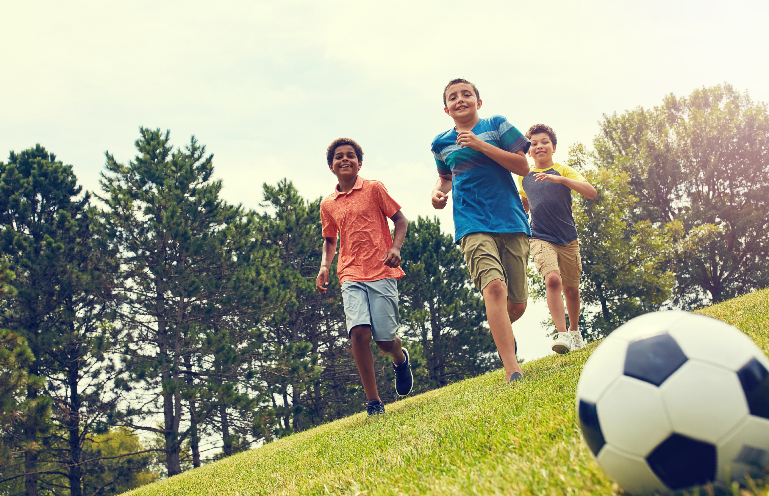 Vacaciones Recreativas: clase de fútbol