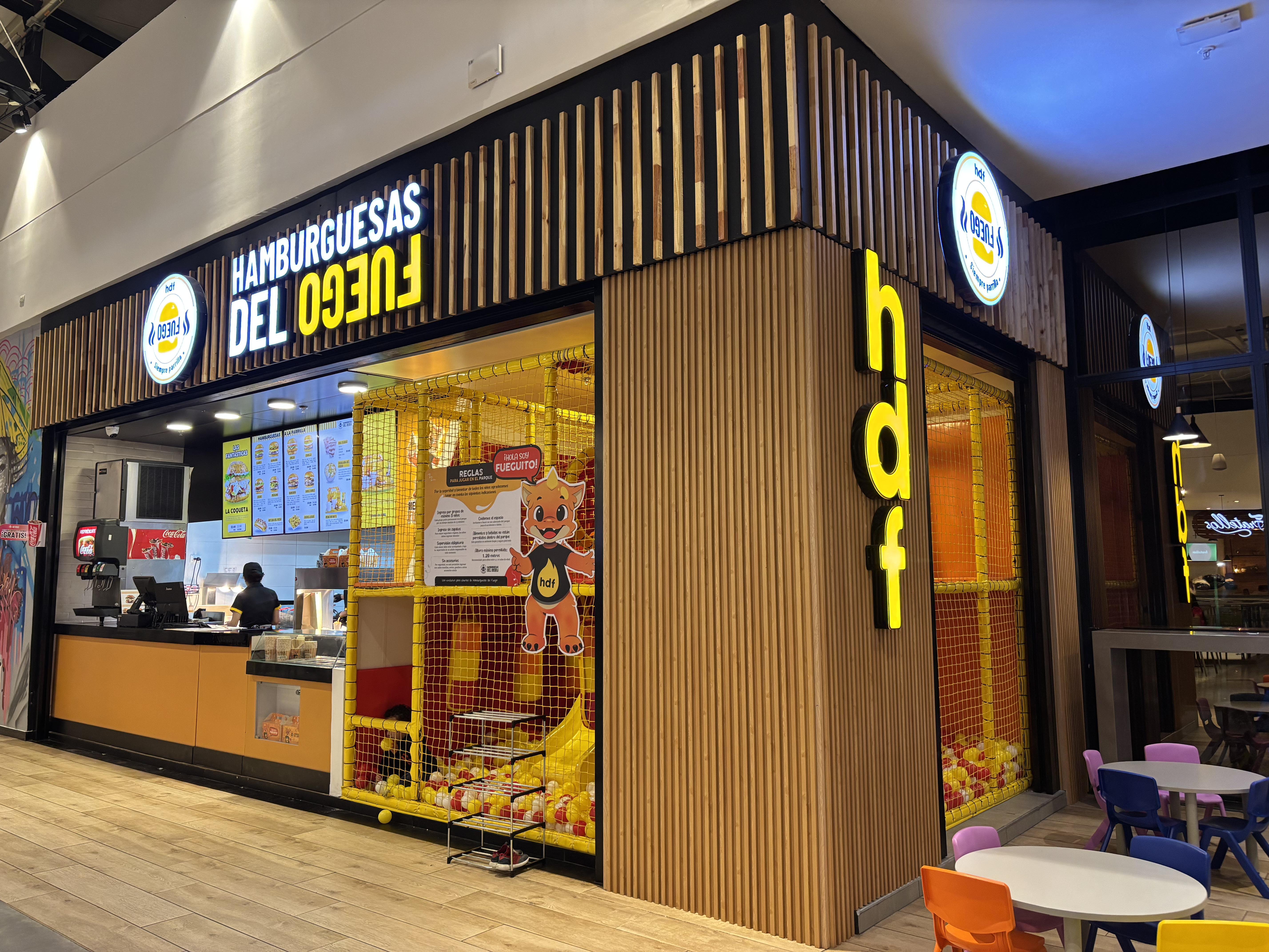 hamburguesaselñ fuego