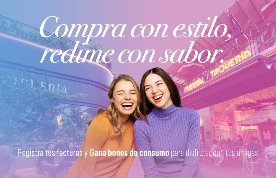 Compra con estilo, redime con sabor